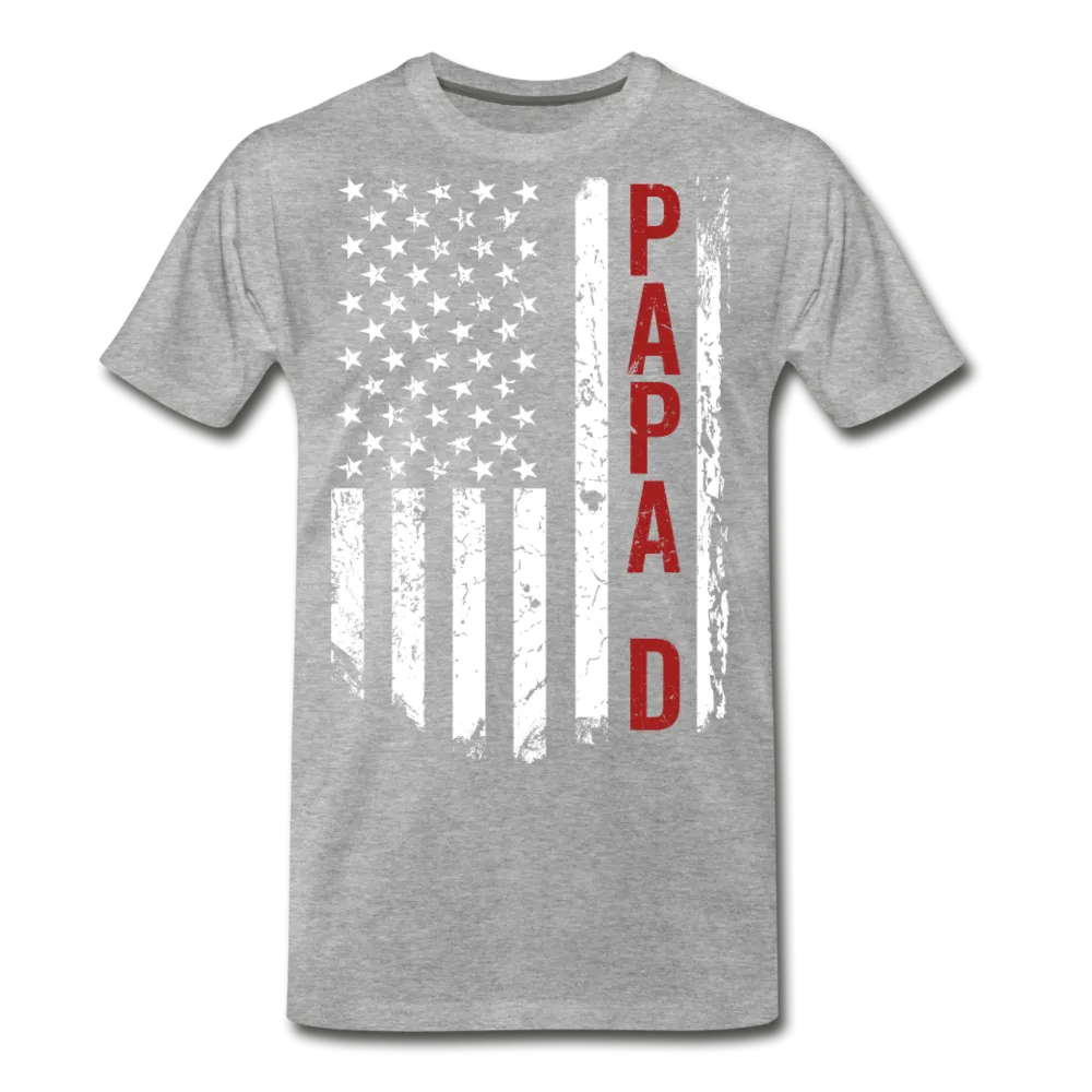 American Flag PapaD Men's Premium T-Shirt