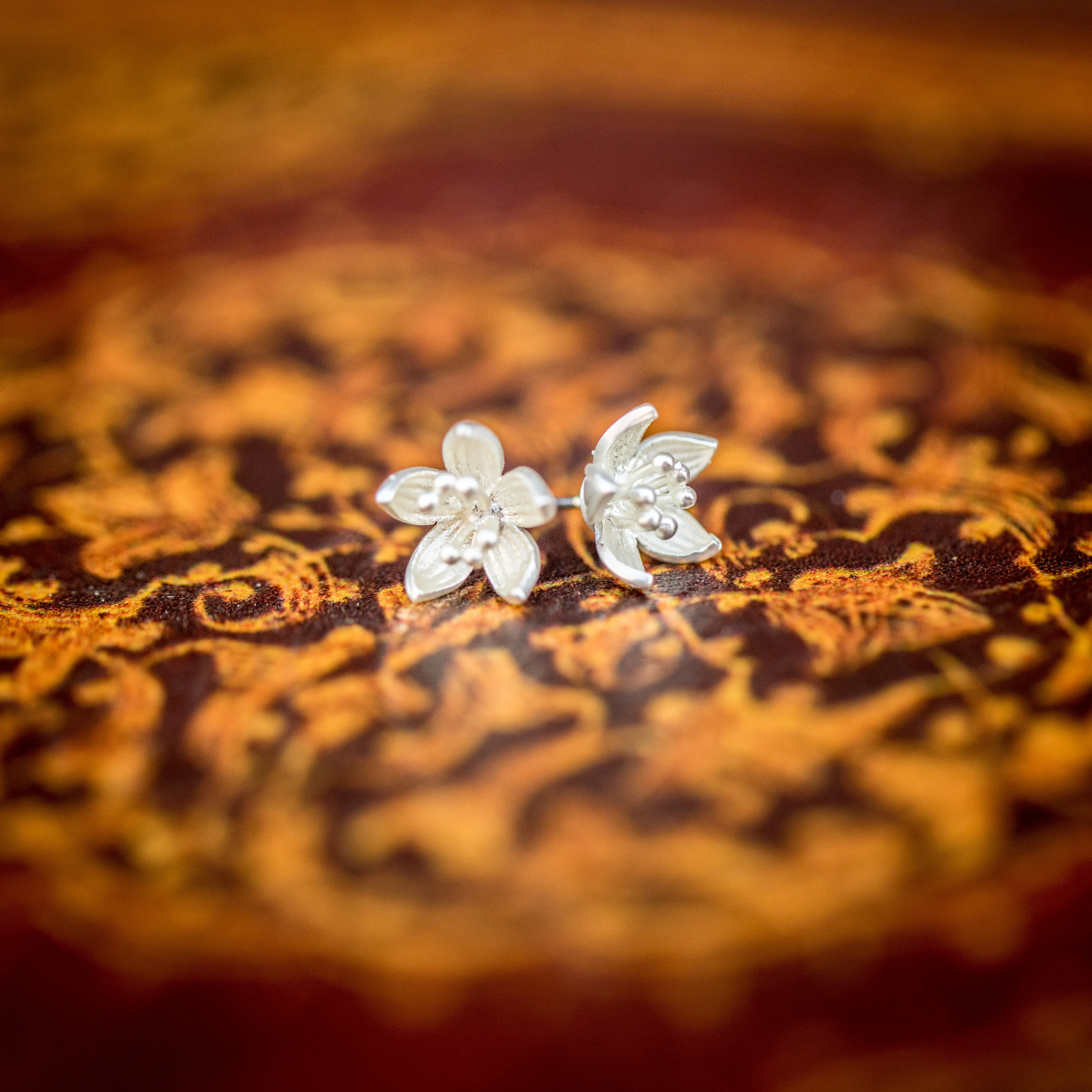 Blossom Earrings (pointed petals)