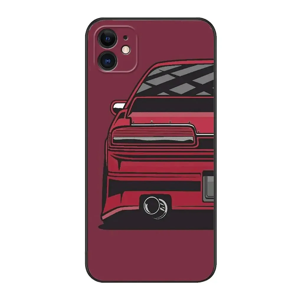 Japan JDM Sports Car soft TPU phone case For Apple IPhone