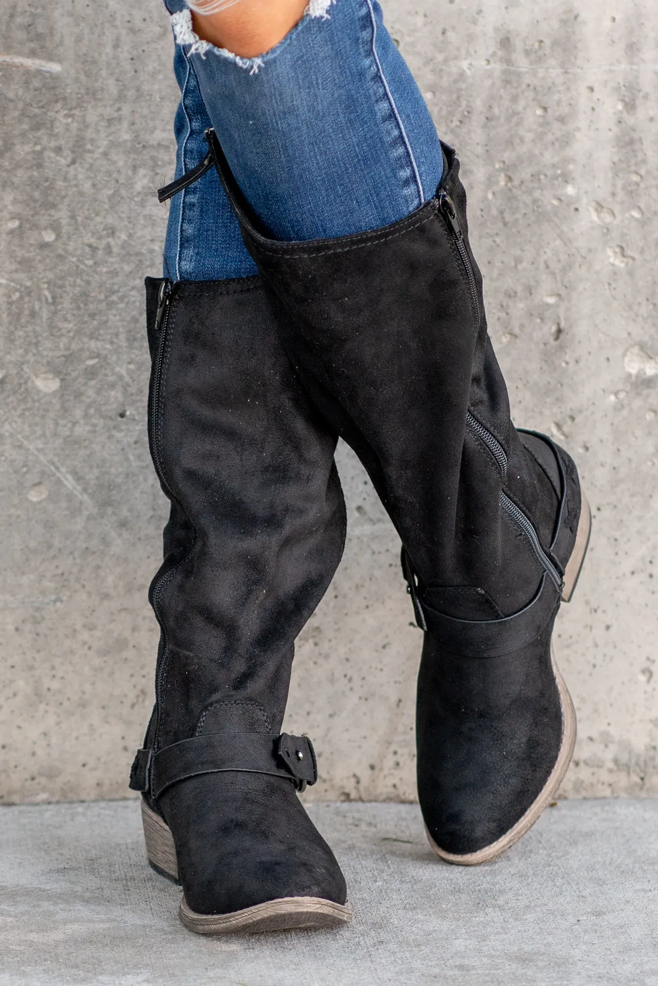 Merlot Tall Boots - Black