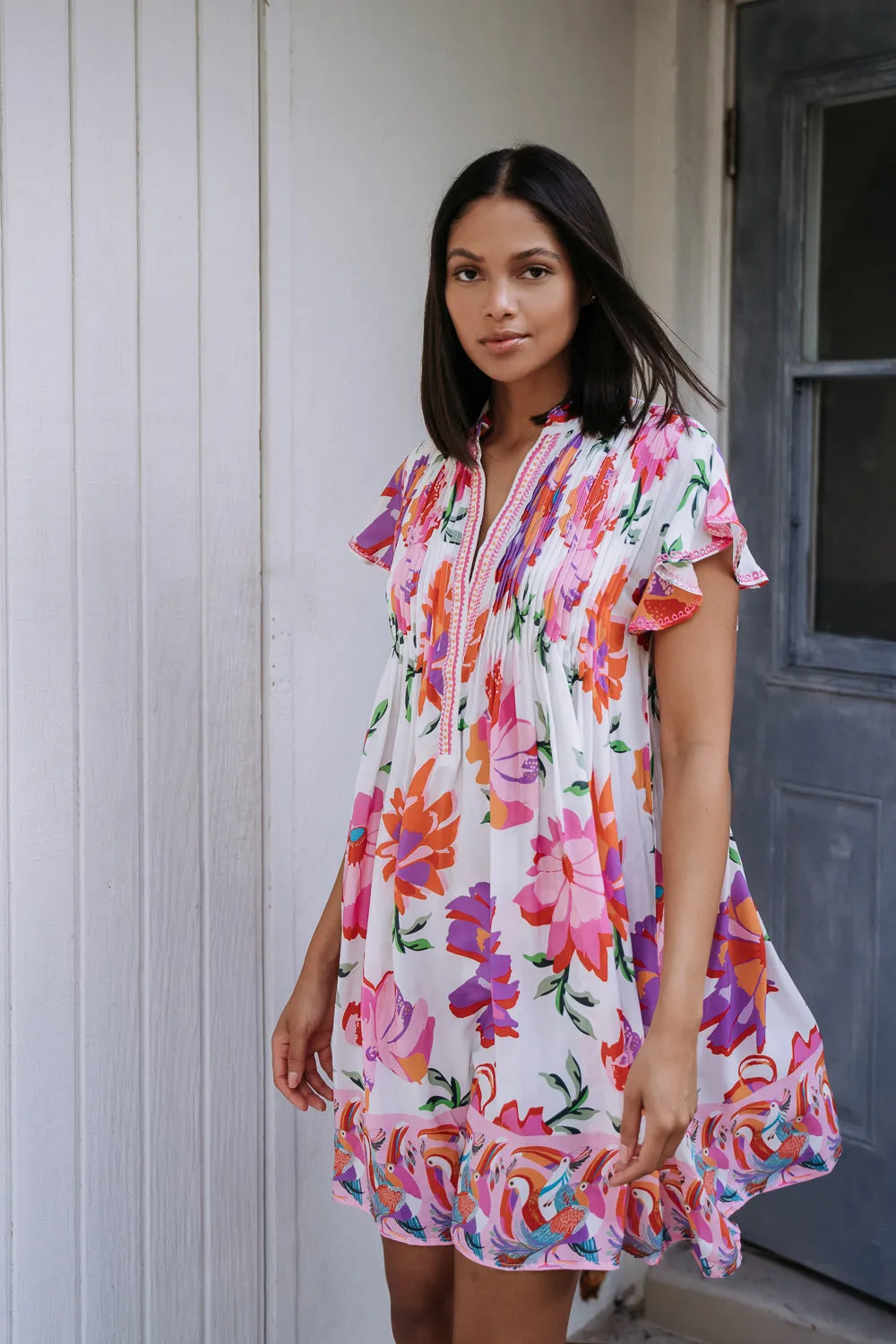 SOLE DRESS - MEALY BIRD