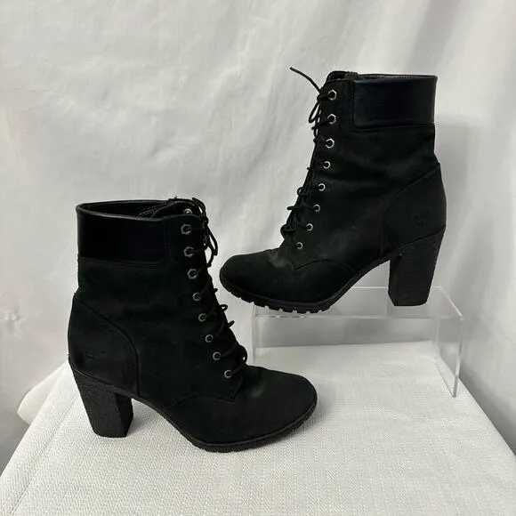 Timberland‎ Boots Women's Size 9 Earthkeepers Glancy 6''  Heeled Black Leather