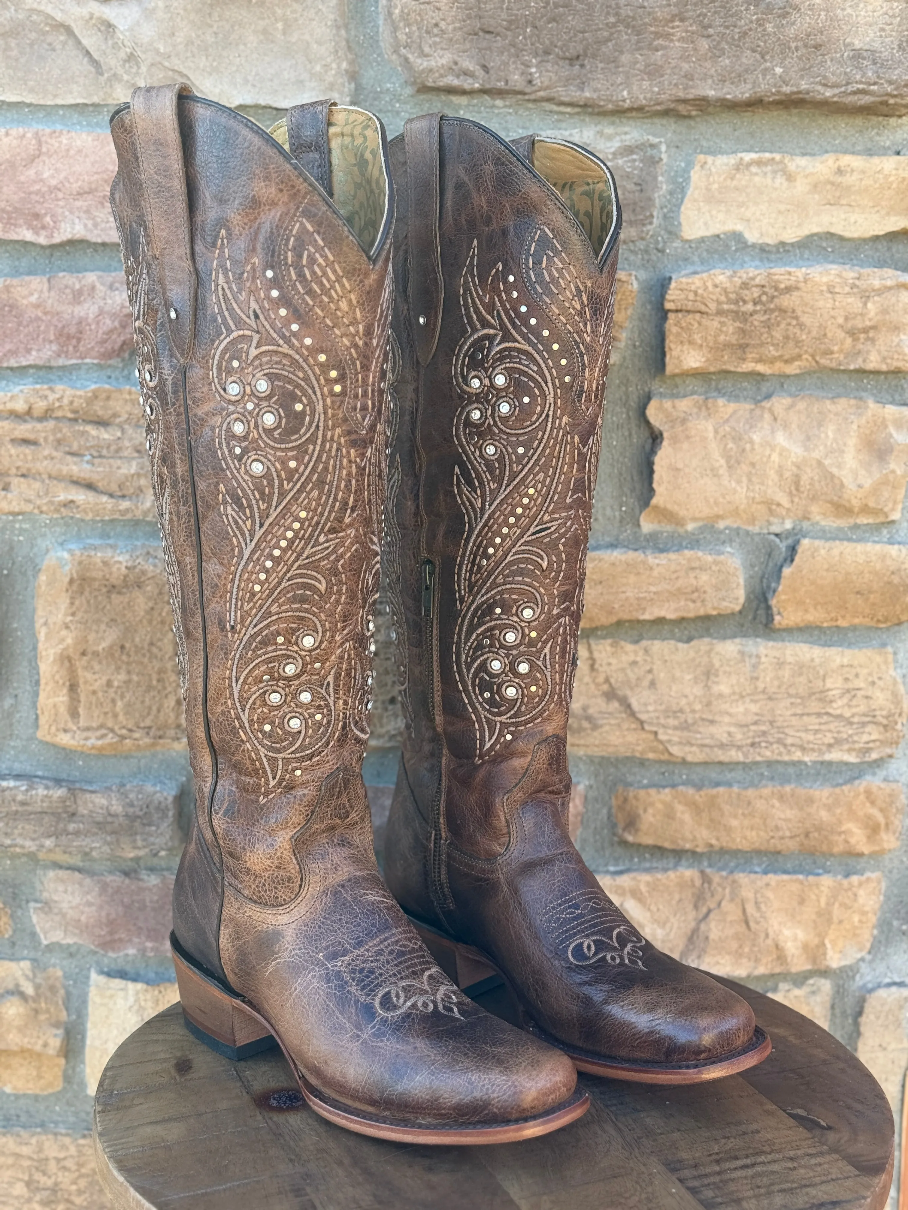 Women's Honey Tall Top Boots Square Toe
