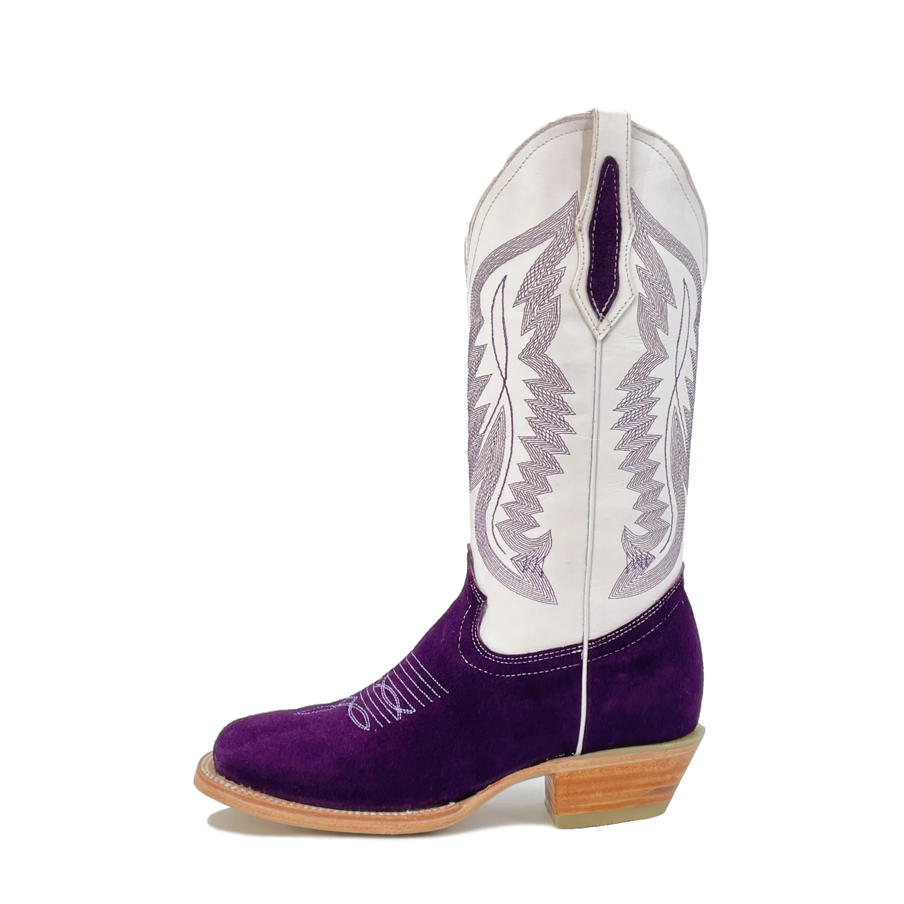 Women's Rider Boots - Rough Purple