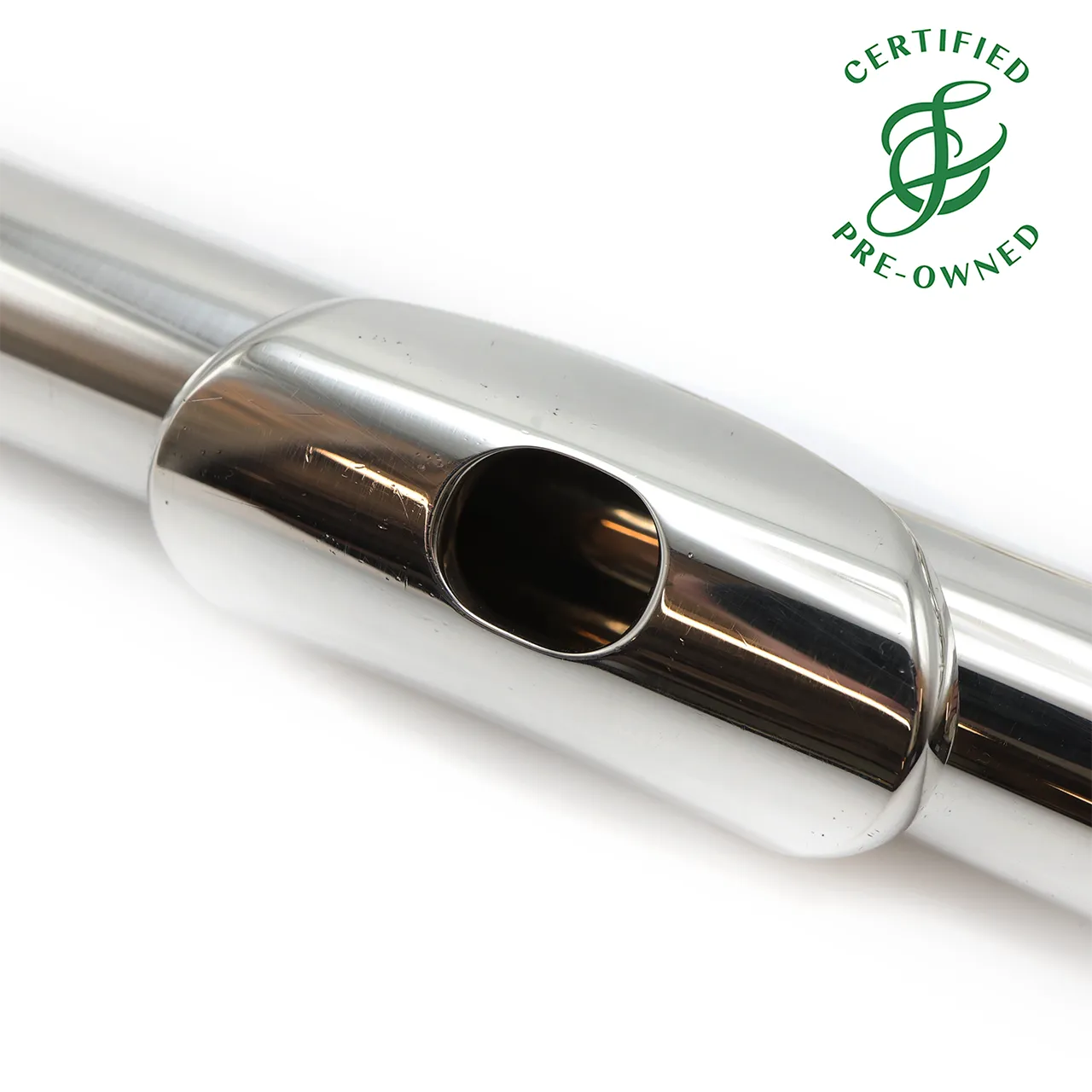 Yamaha Flute YFL-514 #017207 - Sterling silver headjoint, offset G, closed hole keys, C footjoint